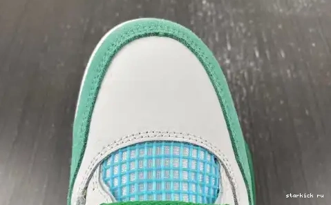 AJ4-KNCW 4 Grass Green Jordan edition) White    (limited Retro AJ4-KNCW SB 0628